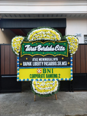 Papan Bunga Duka di Pangalengan