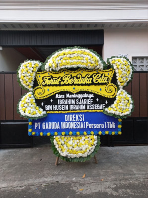 Papan Bunga Duka di Pangalengan
