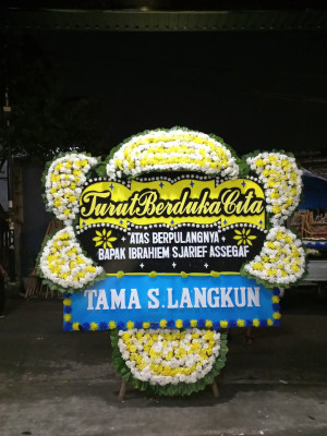 Papan Bunga Duka di Pangalengan