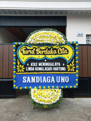 Papan Bunga Duka di Pangalengan